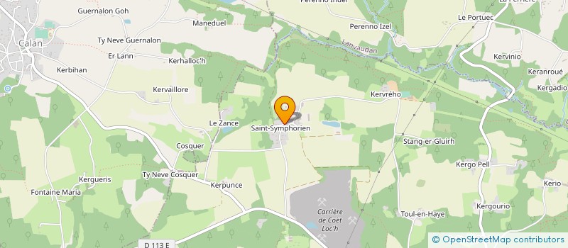 localisation de l'entreprise MONSIEUR JEAN MARC LEAUTE  INZINZAC-LOCHRIST