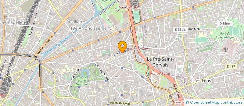 localisation de l'entreprise MONSIEUR JEAN MARC LEBEAUPIN  PARIS