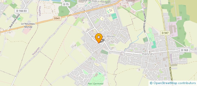 localisation de l'entreprise MONSIEUR JEAN-MARC LECERF  AUCHY-LES-MINES