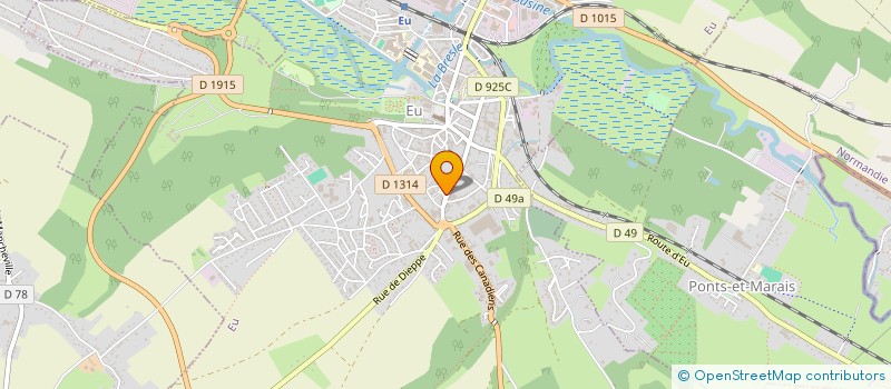 localisation de l'entreprise MONSIEUR JEAN-MARC LECERF  EU