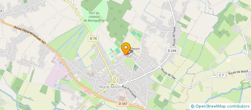 localisation de l'entreprise MONSIEUR JEAN-MARC LECHAIGNE  MAZE-MILON