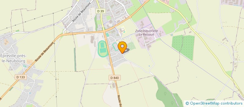 localisation de l'entreprise MONSIEUR JEAN-MARC LECHIEN  LE NEUBOURG