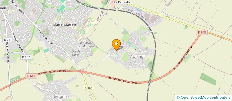 localisation de l'entreprise MONSIEUR JEAN MARC LECOMPTE  AWOINGT