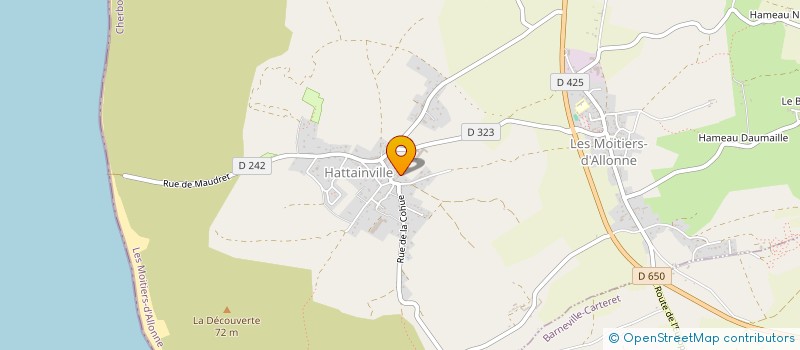 localisation de l'entreprise MONSIEUR JEAN-MARC LECONTE  LES MOITIERS D'ALLONNE