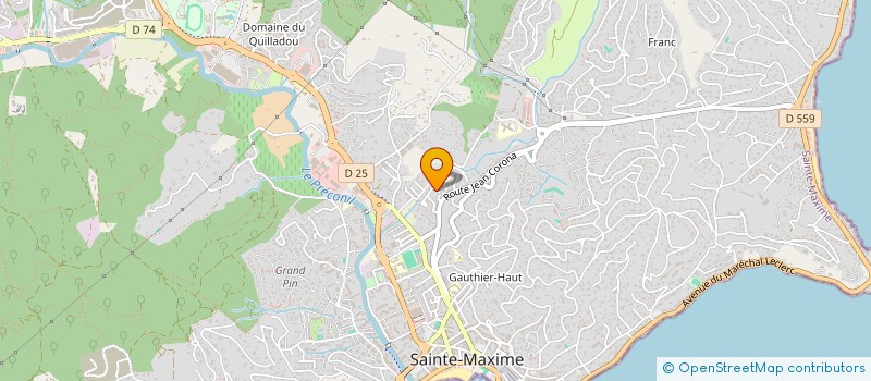 localisation de l'entreprise MONSIEUR JEAN-MARC LEDUC à SAINTE-MAXIME