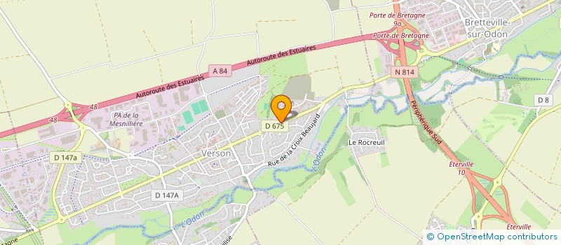 localisation de l'entreprise MONSIEUR JEAN-MARC LEGER  VERSON