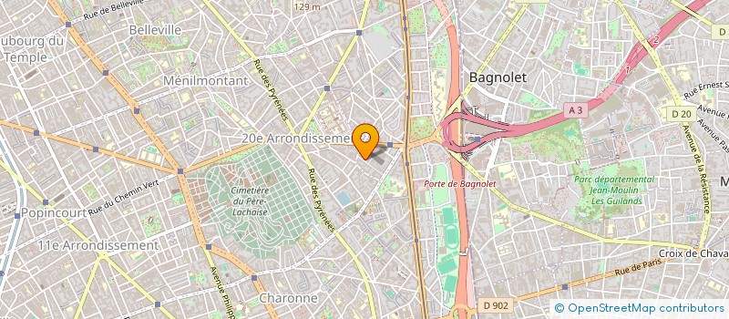 localisation de l'entreprise MONSIEUR JEAN-MARC LEGRAND  PARIS