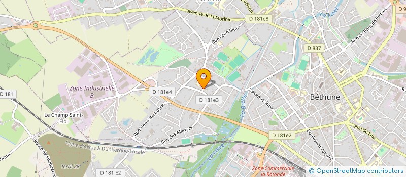 localisation de l'entreprise MONSIEUR JEAN-MARC LEGRAND  ANNEZIN