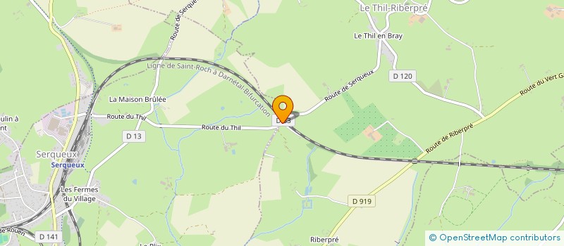 localisation de l'entreprise MONSIEUR JEAN-MARC LEGRAND  LE THIL-RIBERPRE