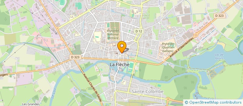 localisation de l'entreprise MONSIEUR JEAN-MARC LEGRESY  LA FLECHE