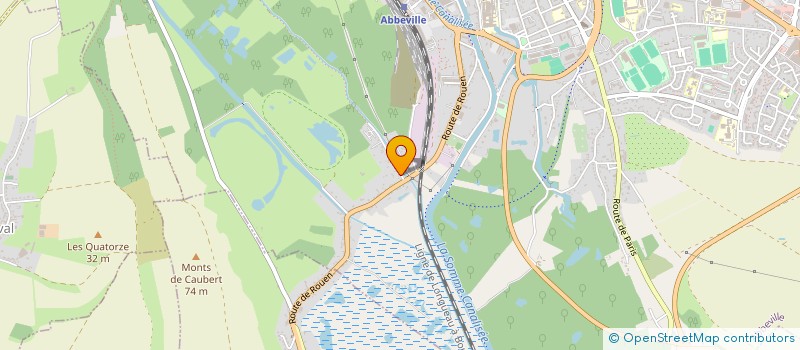 localisation de l'entreprise MONSIEUR JEAN-MARC LENOIR  ABBEVILLE