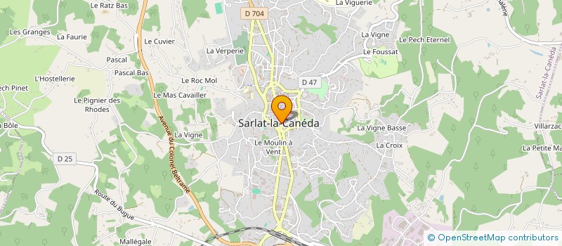 localisation de l'entreprise MONSIEUR JEAN-MARC LEYSSALE à SARLAT-LA-CANEDA