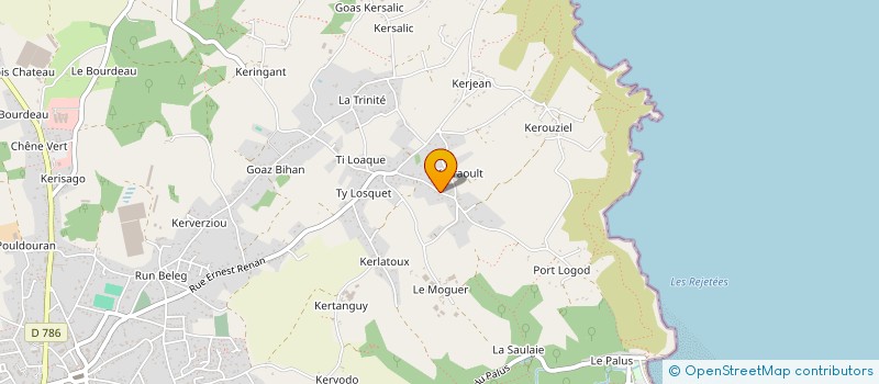 localisation de l'entreprise MONSIEUR JEAN-MARC LIGNY à PLOUHA