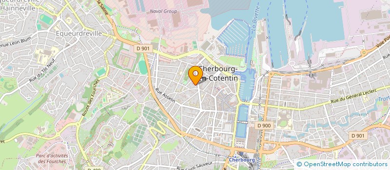 localisation de l'entreprise MONSIEUR JEAN-MARC LION  CHERBOURG-EN-COTENTIN