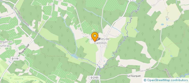 localisation de l'entreprise MONSIEUR JEAN-MARC LIOTEAU  LES SALLES-DE-CASTILLON