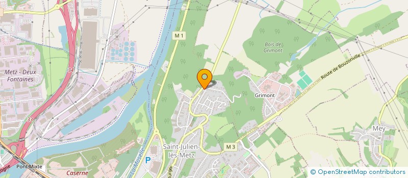 localisation de l'entreprise MONSIEUR JEAN-MARC LOMBARD  SAINT-JULIEN-LES-METZ