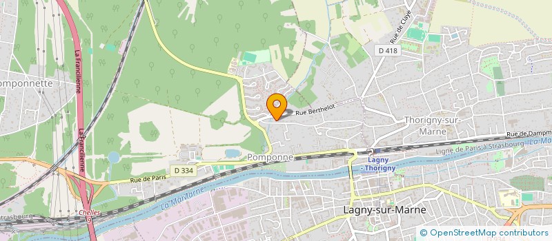 localisation de l'entreprise MONSIEUR JEAN MARC LONGEQUEUE  POMPONNE