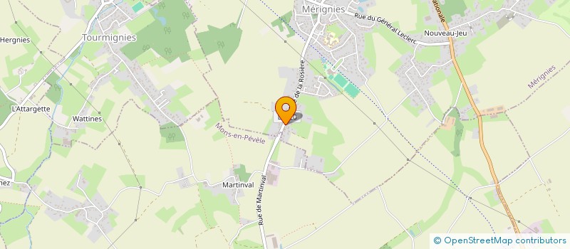 localisation de l'entreprise MONSIEUR JEAN-MARC LORPHELIN  MERIGNIES