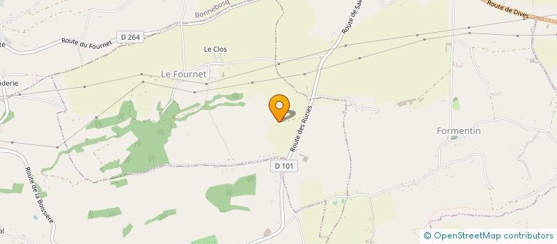 localisation de l'entreprise MONSIEUR JEAN-MARC LUBAT  FOURNET (LE)