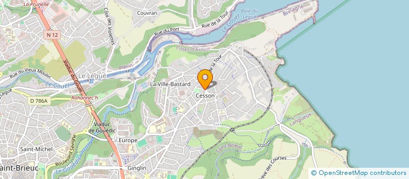 localisation de l'entreprise MONSIEUR JEAN-MARC LUCAS à SAINT-BRIEUC