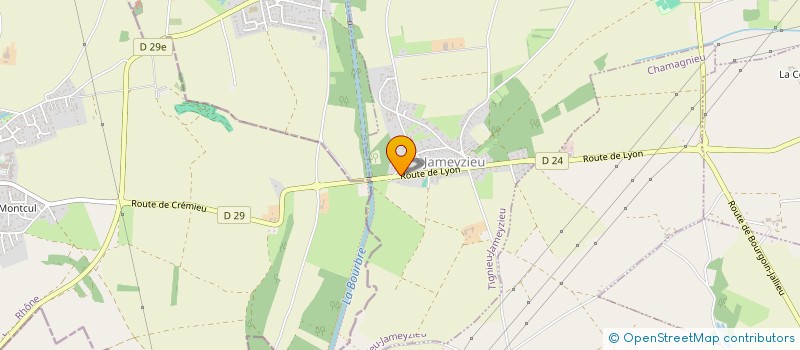 localisation de l'entreprise MONSIEUR JEAN-MARC MAIDONIS  CHARVIEU-CHAVAGNEUX