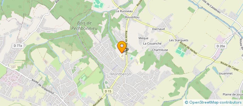 localisation de l'entreprise MONSIEUR JEAN-MARC MAILLET  MONTBERON