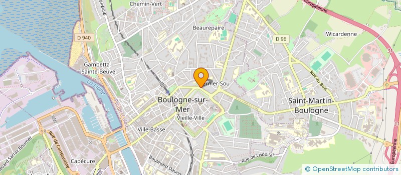 localisation de l'entreprise MONSIEUR JEAN MARC MALBEC à BOULOGNE-SUR-MER