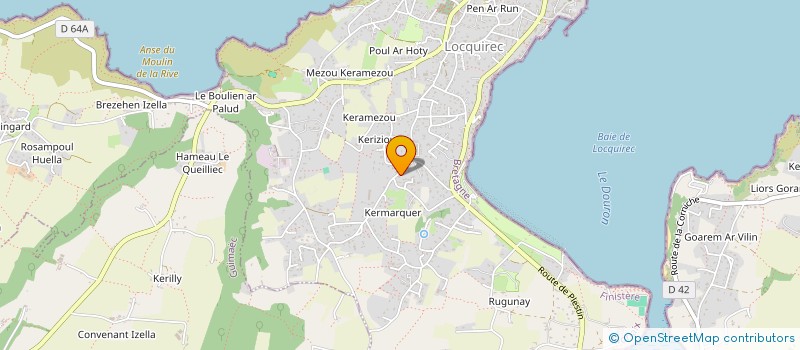 localisation de l'entreprise MONSIEUR JEAN-MARC MALTRET  LOCQUIREC