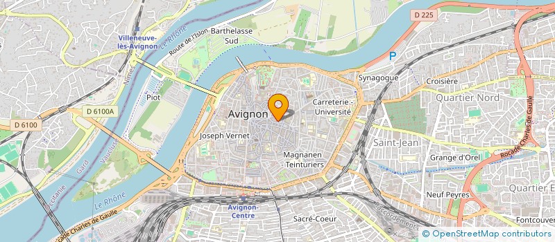 localisation de l'entreprise MONSIEUR JEAN MARC MANDUJANO JIMENEZ  AVIGNON