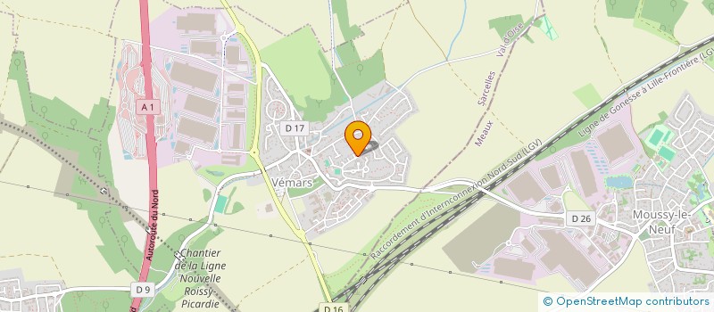 localisation de l'entreprise MONSIEUR JEAN-MARC MANESSE  VEMARS