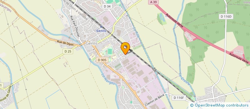 localisation de l'entreprise MONSIEUR JEAN-MARC MANGIN  GENLIS