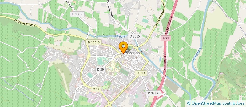 localisation de l'entreprise MONSIEUR JEAN MARC MARCELINO à PEZENAS