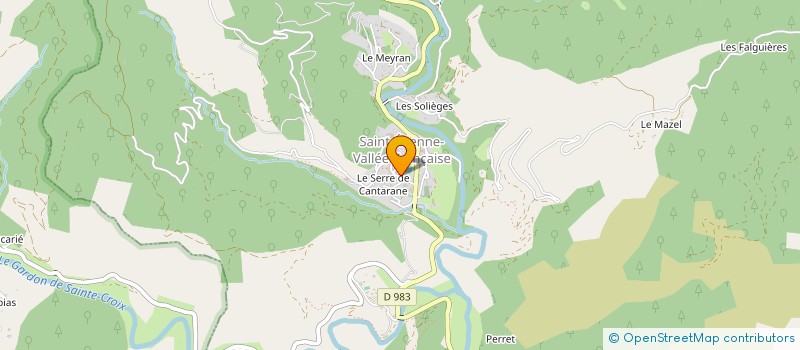 localisation de l'entreprise MONSIEUR JEAN-MARC MARECHAL  SAINT-ETIENNE-VALLEE-FRANCAISE