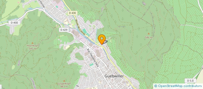 localisation de l'entreprise MONSIEUR JEAN-MARC MARQUES  GUEBWILLER