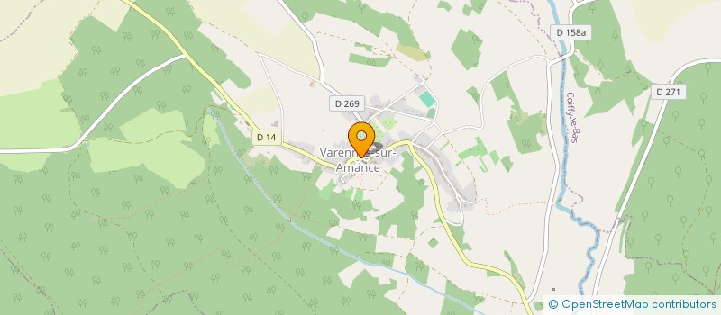 localisation de l'entreprise MONSIEUR JEAN-MARC MARTINET à VARENNES-SUR-AMANCE