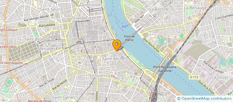 localisation de l'entreprise MONSIEUR JEAN-MARC MARTINEZ à BORDEAUX