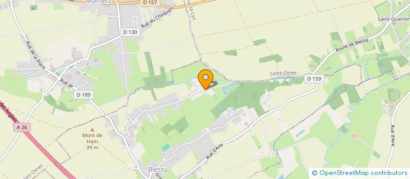 localisation de l'entreprise MONSIEUR JEAN MARC MASSART  BLESSY