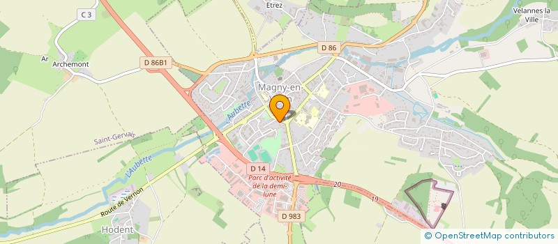 localisation de l'entreprise MONSIEUR JEAN-MARC MATEU  MAGNY-EN-VEXIN