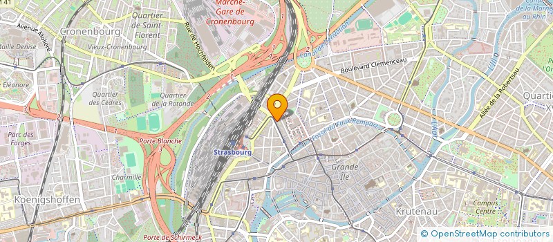 localisation de l'entreprise MONSIEUR JEAN-MARC MATHIA  STRASBOURG