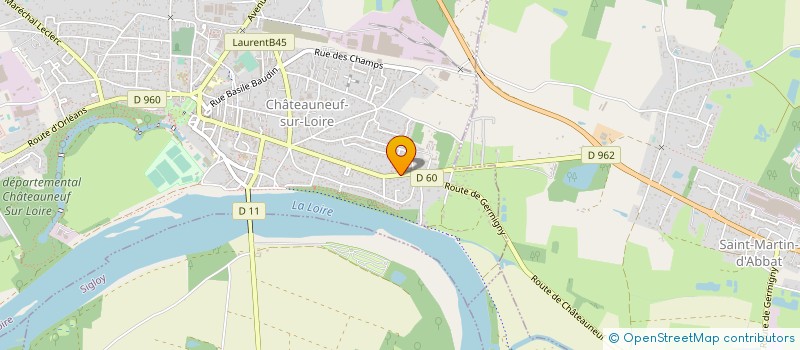 localisation de l'entreprise MONSIEUR JEAN MARC MATHIEU à CHATEAUNEUF-SUR-LOIRE