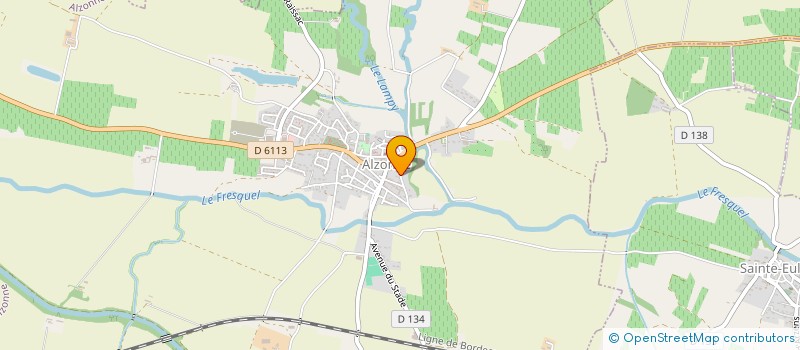 localisation de l'entreprise MONSIEUR JEAN-MARC MATIGNON  ALZONNE