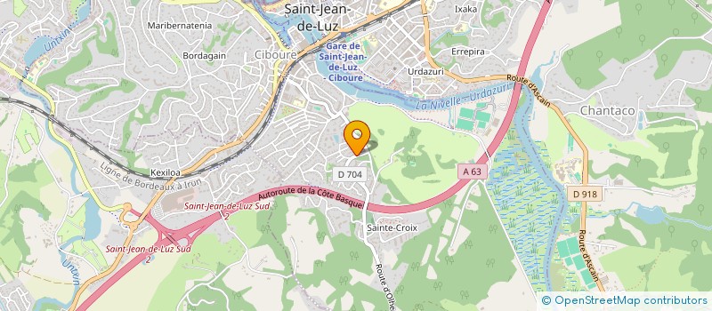 localisation de l'entreprise MONSIEUR JEAN-MARC MATURI  CIBOURE