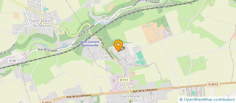 localisation de l'entreprise MONSIEUR JEAN-MARC MAUSSANG  SAINT-LAURENT-DE-BREVEDENT