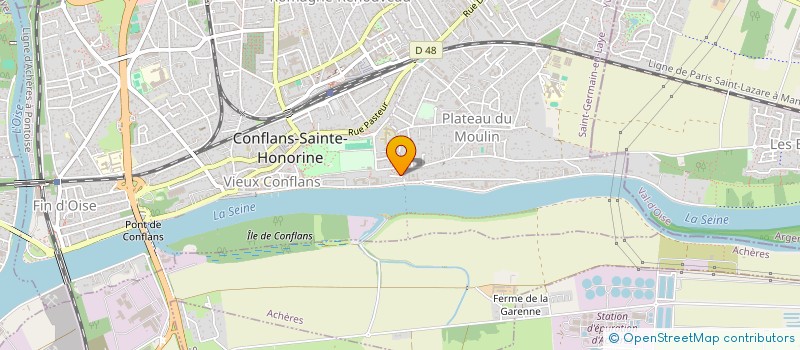 localisation de l'entreprise MONSIEUR JEAN-MARC MELCHIORE  CONFLANS-SAINTE-HONORINE