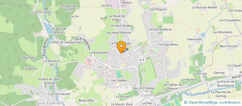 localisation de l'entreprise MONSIEUR JEAN-MARC MENUGE  LUYNES