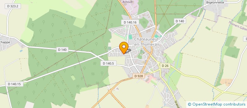 localisation de l'entreprise MONSIEUR JEAN-MARC MERLIER à CHATEAUNEUF-EN-THYMERAIS