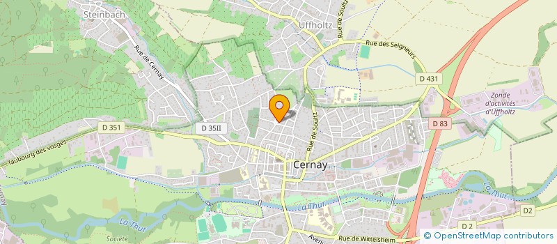 localisation de l'entreprise MONSIEUR JEAN MARC MESSMER  UFFHOLTZ