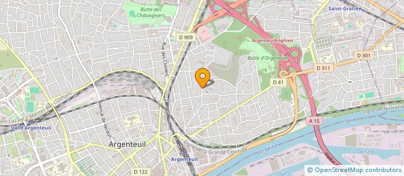 localisation de l'entreprise MONSIEUR JEAN-MARC METTETE NGOUA  ARGENTEUIL