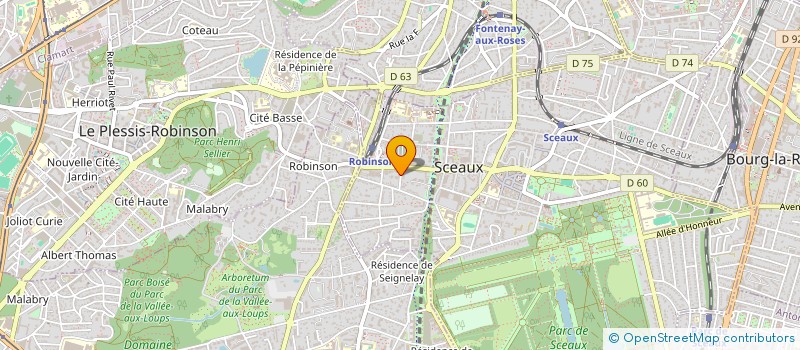 localisation de l'entreprise MONSIEUR JEAN-MARC METZGER à SCEAUX