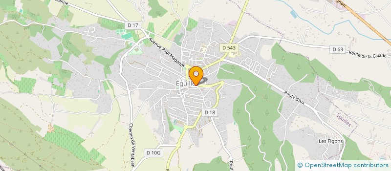 localisation de l'entreprise MONSIEUR JEAN-MARC MICHELANGELI  EGUILLES